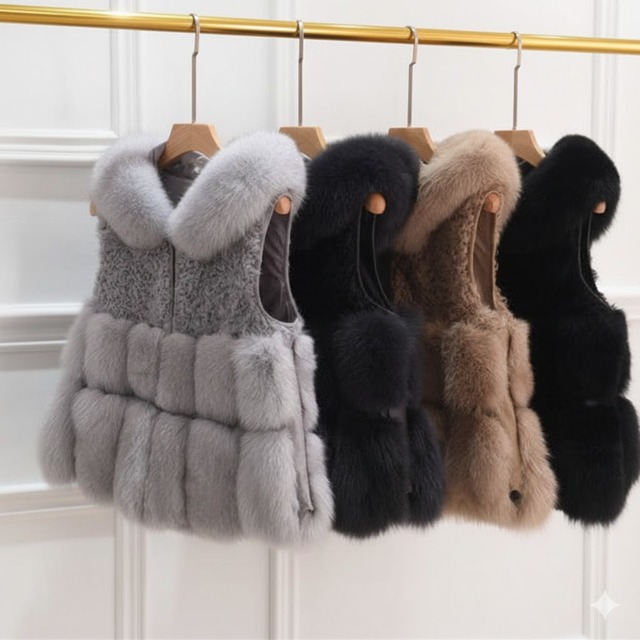 Faux Fur Vest　ch0192