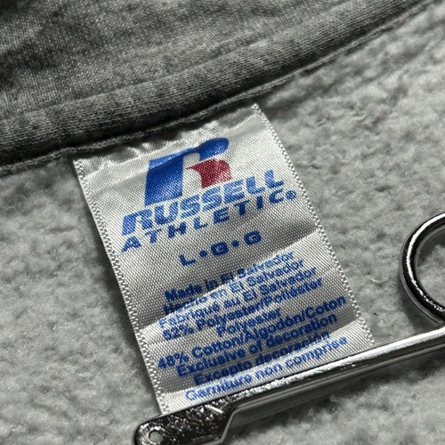 00s Russell Half-zip カレッジ グレー L 詳細写真3