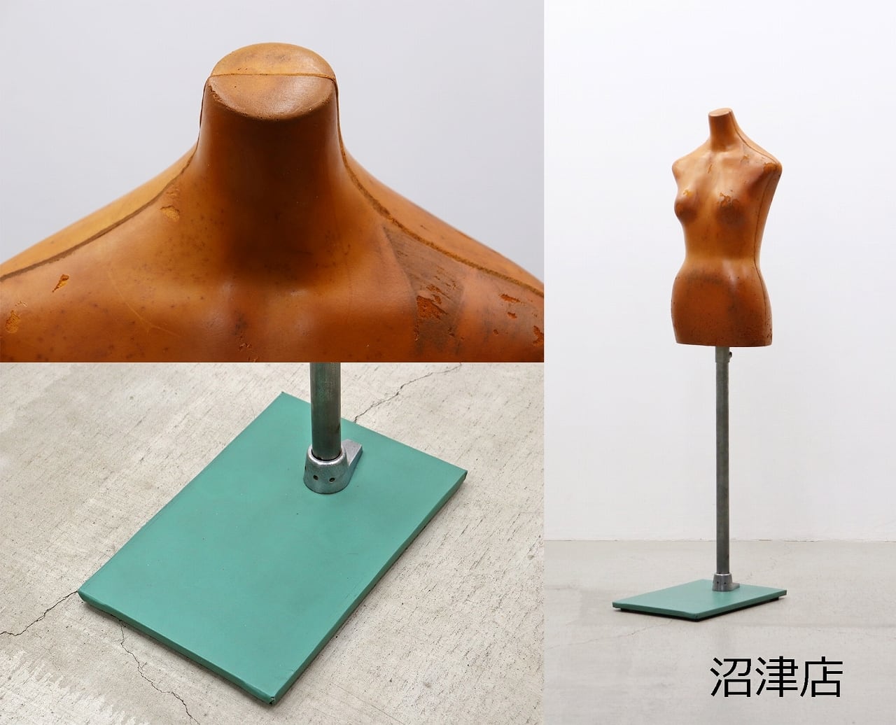 沼津店】レトロ トルソー ボディ ディスプレイ 陳列 店舗什器