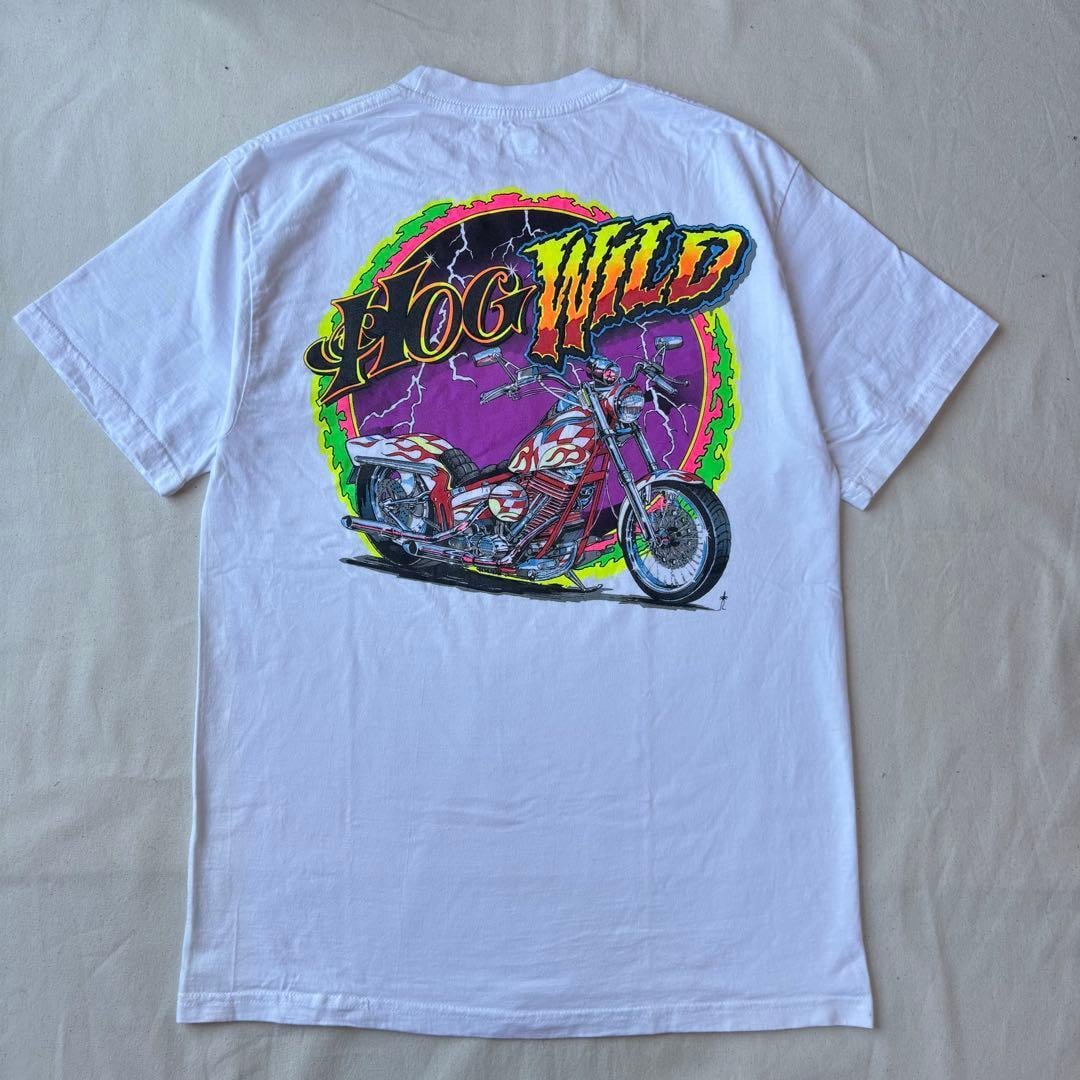 カスタムバイク エボ ホットロッド Tシャツ ハーレーダビッドソン