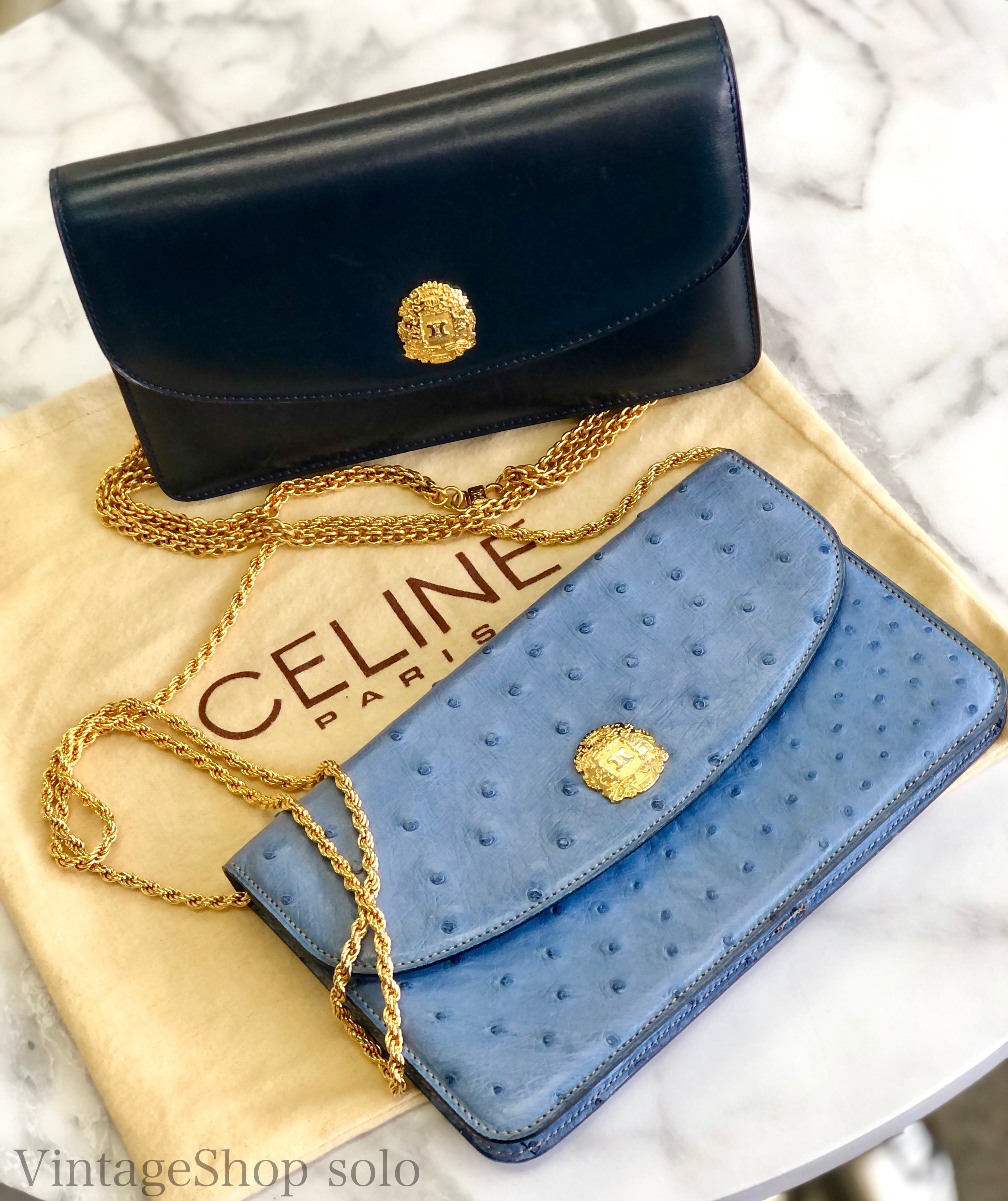 Vingate CELINE チェーンショルダーバッグ 美品