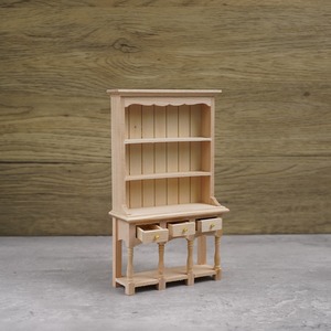 020-30053　ミニチュア家具　cabinet&shelf　キャビネット3d