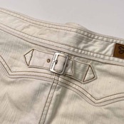 TOMMY JEANS トミー ジーンズ ホワイトデニム タイト ミニ スカート サイズ S /レディース/トミーヒルフィガー/TOMMY HILFIGER