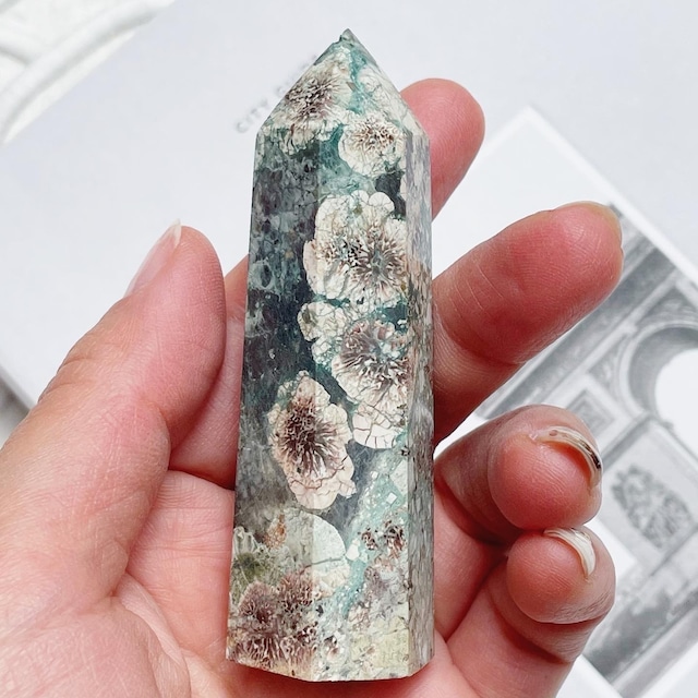 Green Flower Jasper Point 2