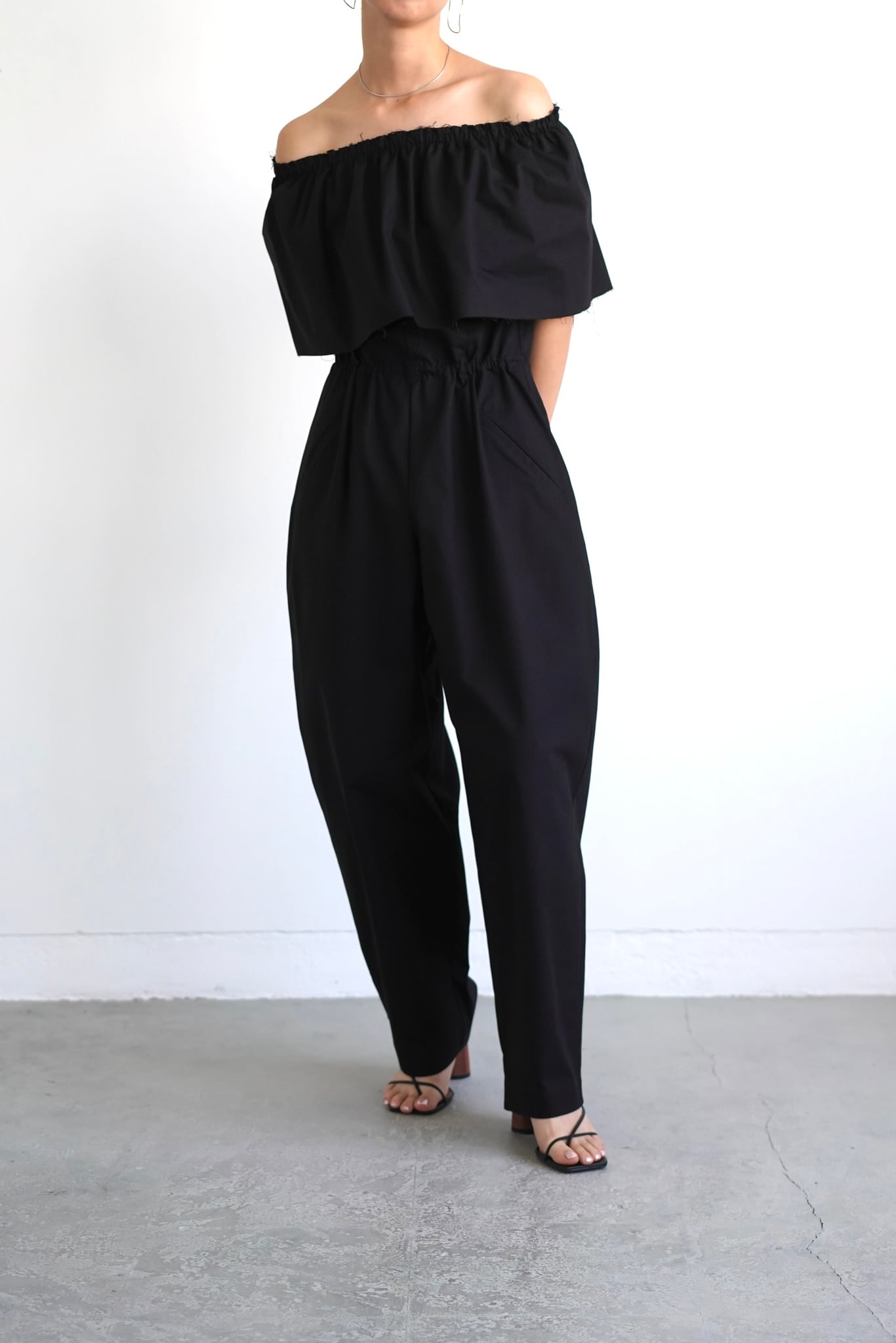 Hella OFFSHOULDER COTTON COMBINAISON オフショルダーコットン 