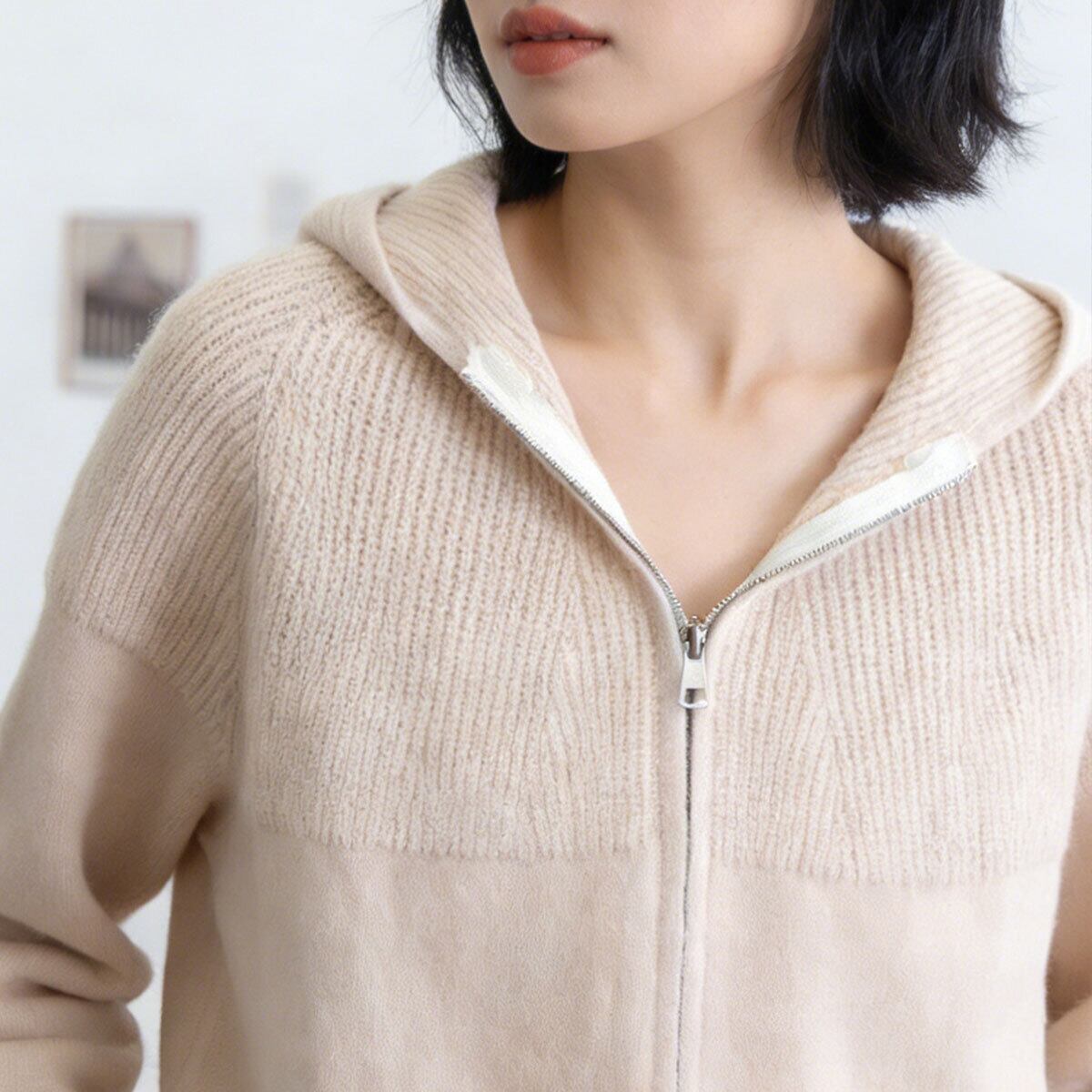 ニット カーディガン 長袖 アウター レディース 春秋冬 羽織り 大人 きれいめ シンプル おしゃれ ゆったり リラックス フード付き ニットアウター 通勤 通学 大人可愛い 大人女子