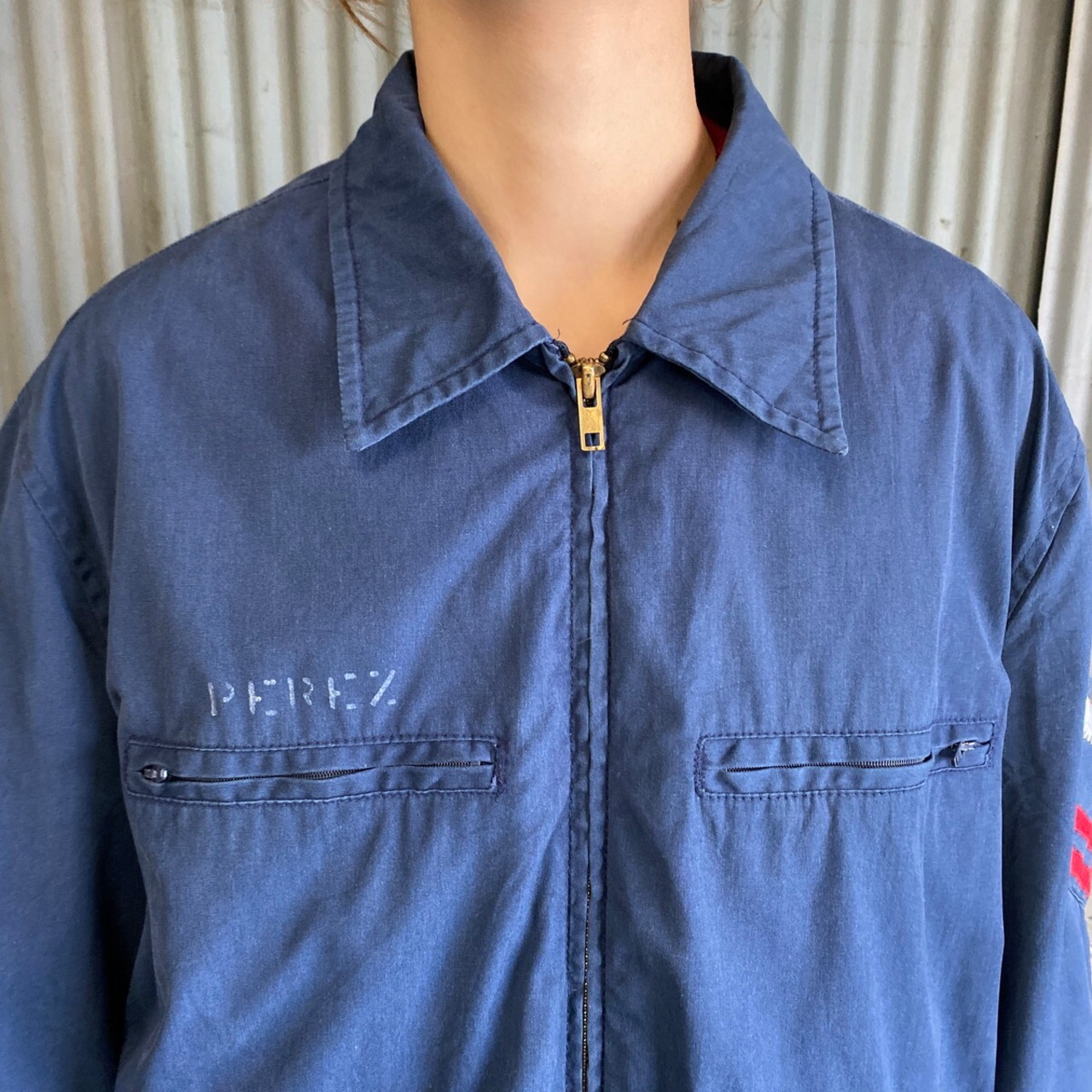 88年製 米軍実品 US NAVY ミリタリー ユーティリティー ジャケット 