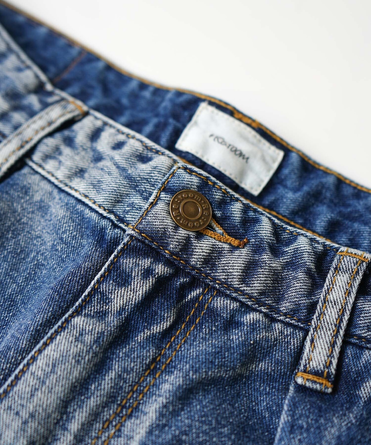 【#Re:room】VINTAGE CRASH WIDE DENIM［REP205］