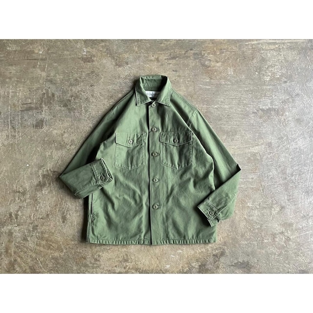 Shinzone(シンゾーン) 『COTTON TENT COAT』A Line Middle Length Soutien Collar Coat