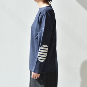 セントジェームス SAINT JAMES ウエッソン無地エルボーパッチ(13JC OUES.COUD.R)NAVY