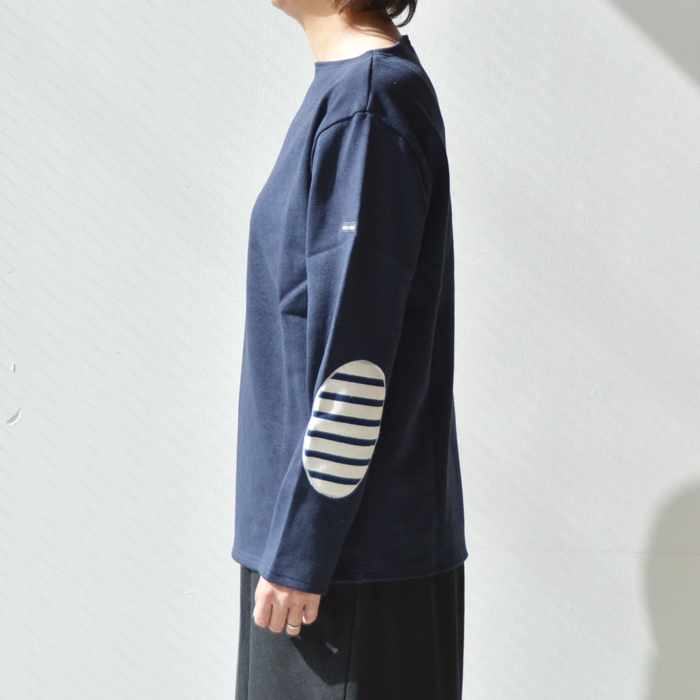 セントジェームス SAINT JAMES ウエッソン無地エルボーパッチ(13JC OUES.COUD.R)NAVY