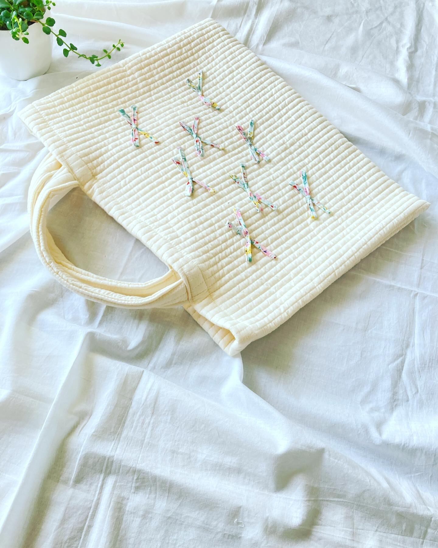 韓国ヌビ&リバティリボン レッスンバッグ