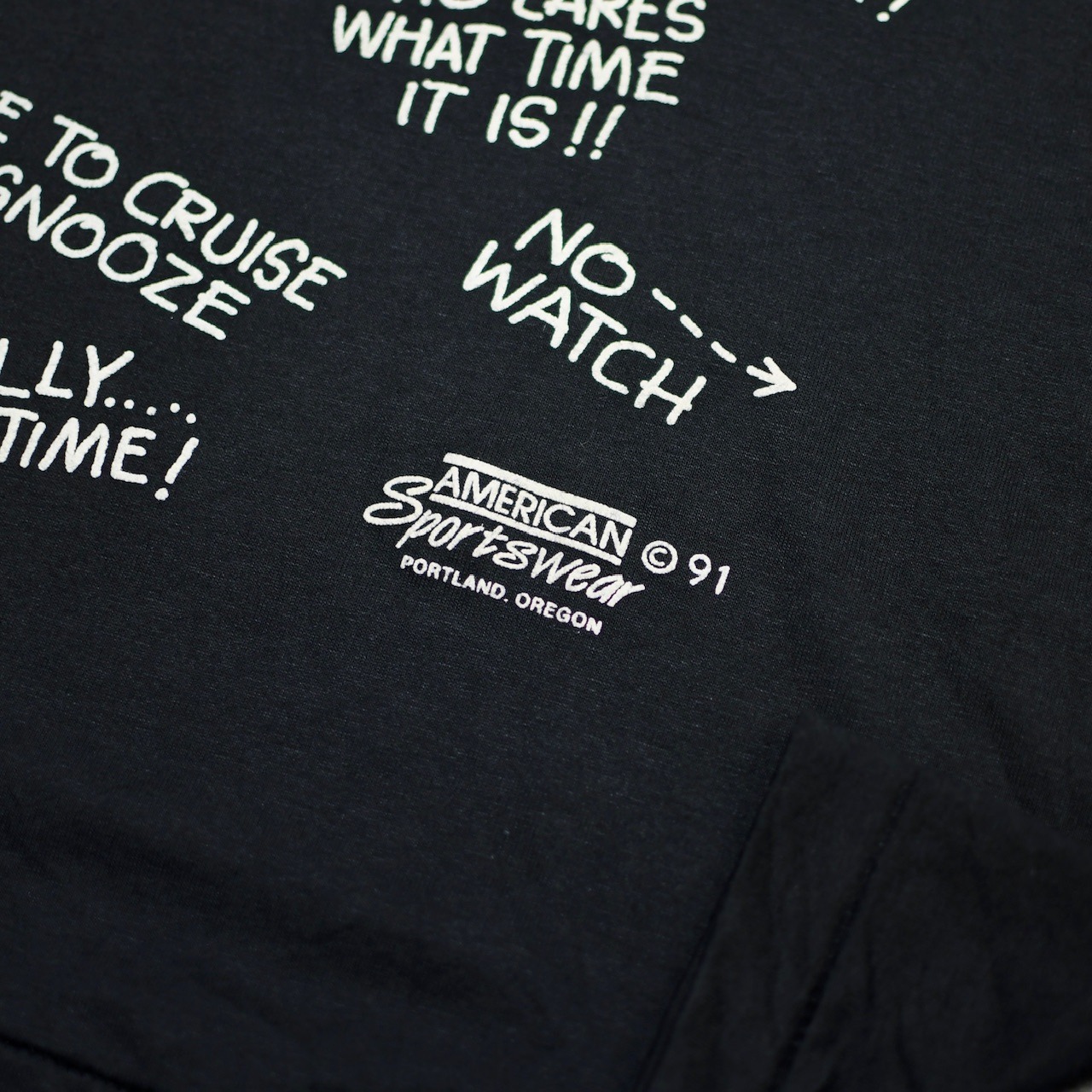 91's RETIRED AT LAST print tee