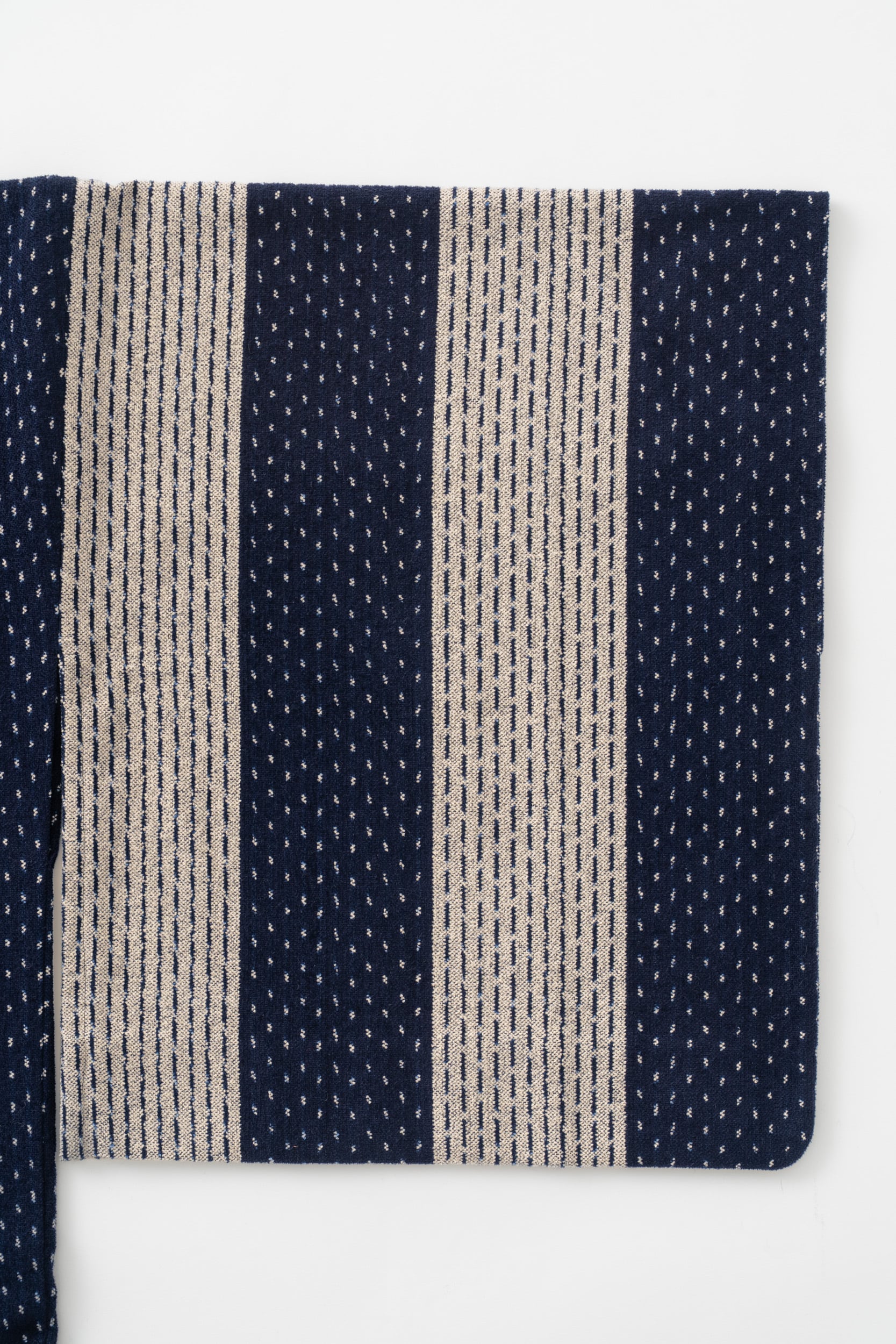 羽織 / 久留米絣 / layout stripe / navy | KIMONO ARCH