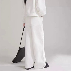 スウェットシャツ×ワイドレッグパンツ セットアップ　A0285