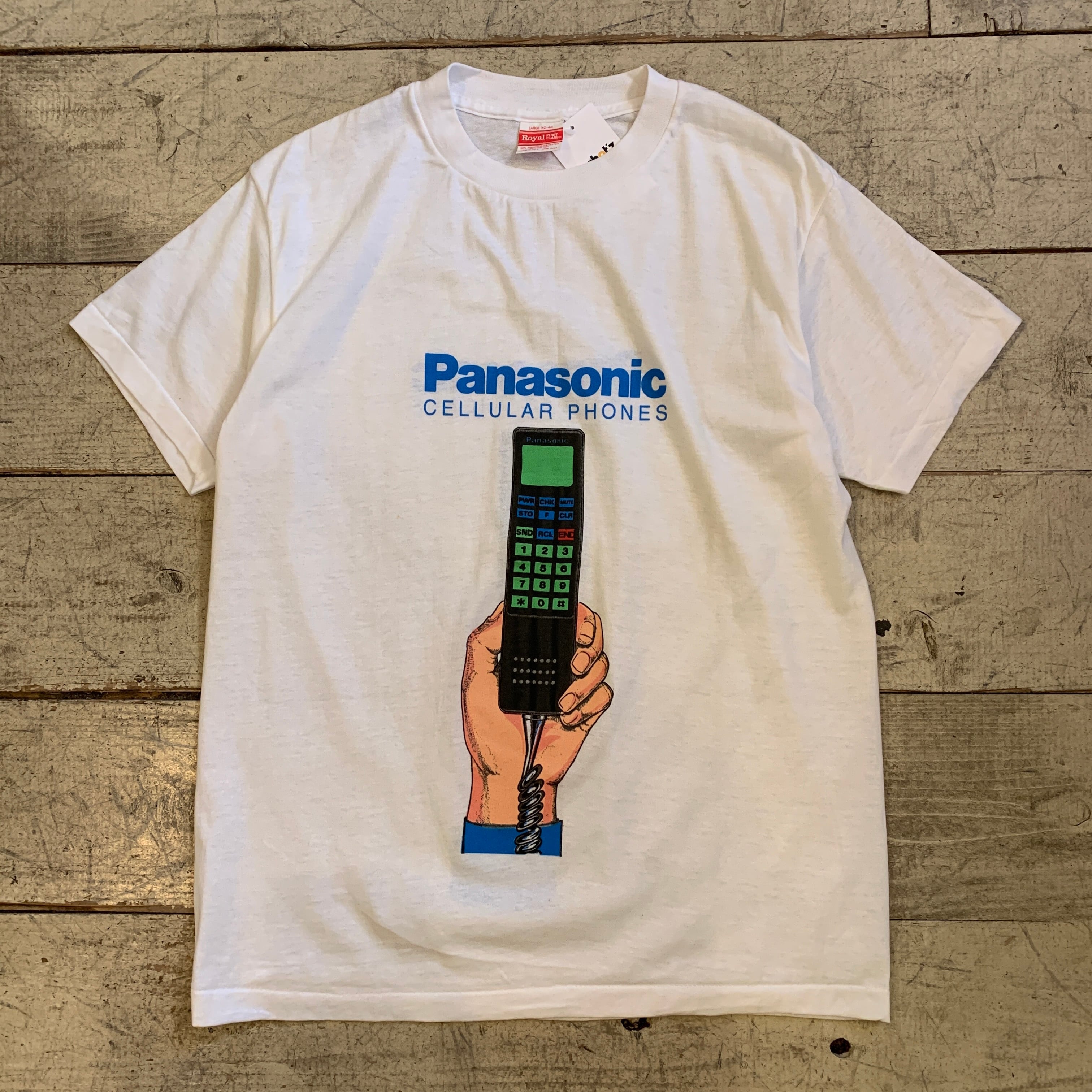 dead stock!! 80s Panasonic CELLULAR PHONES T-shirt | What'z up
