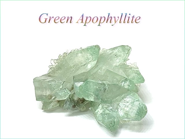 グリーンアポフィライトフラワー原石D（動画有） | Synergy Stone