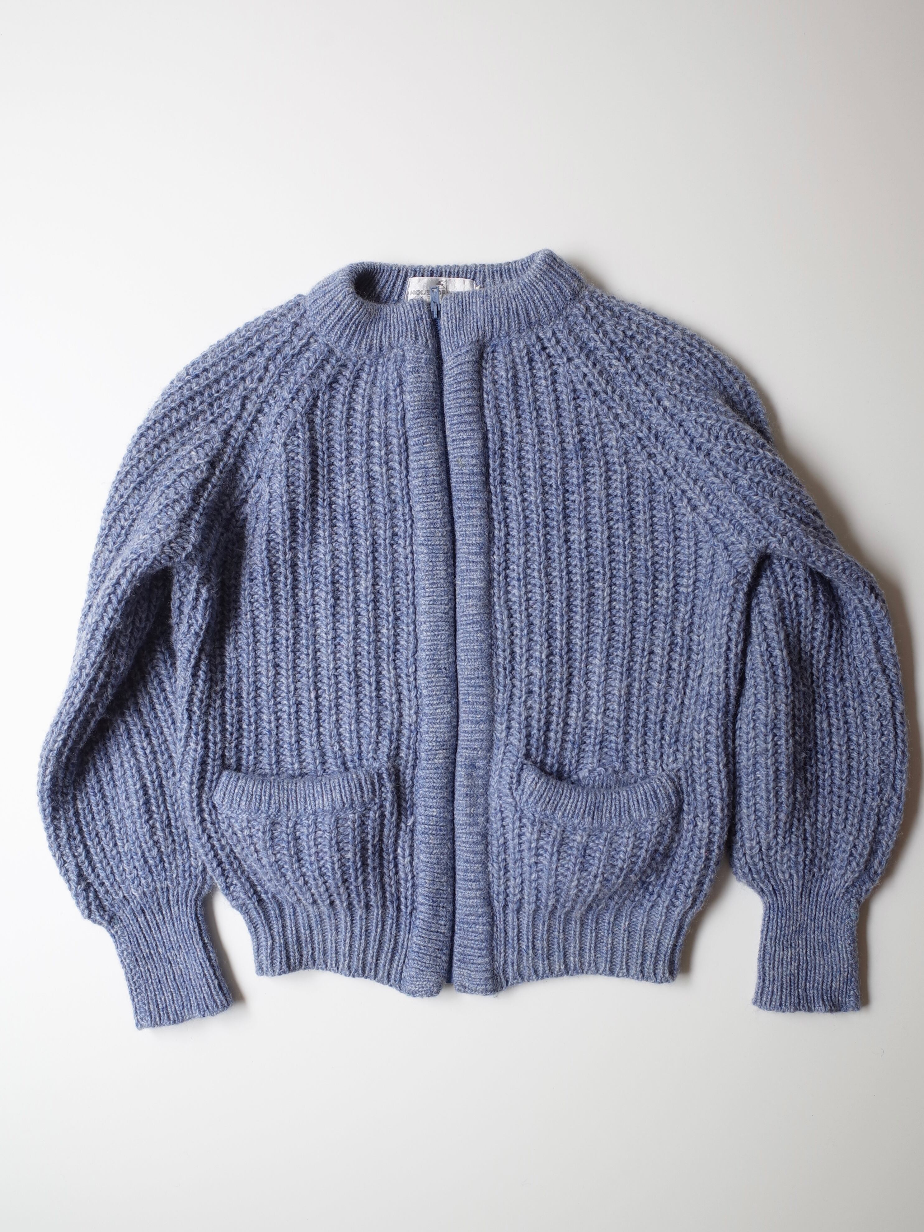 UK zip up knit cardigan