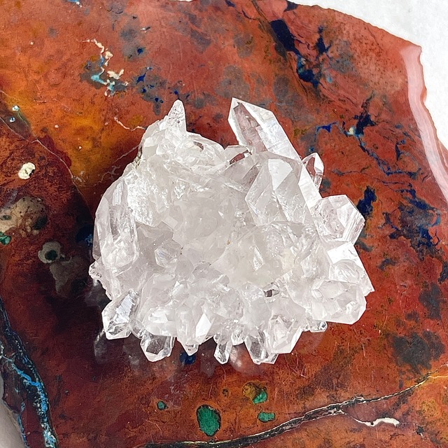 【特別販売】【トップクオリティ】ゼッカデソウザ産　水晶クラスター　No.4