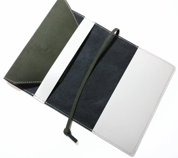 ブックカバー (モスグリーン) / Book Cover (Moss Green) | konset works