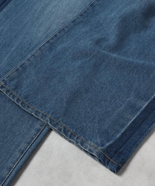 サイドラインデニムパンツ