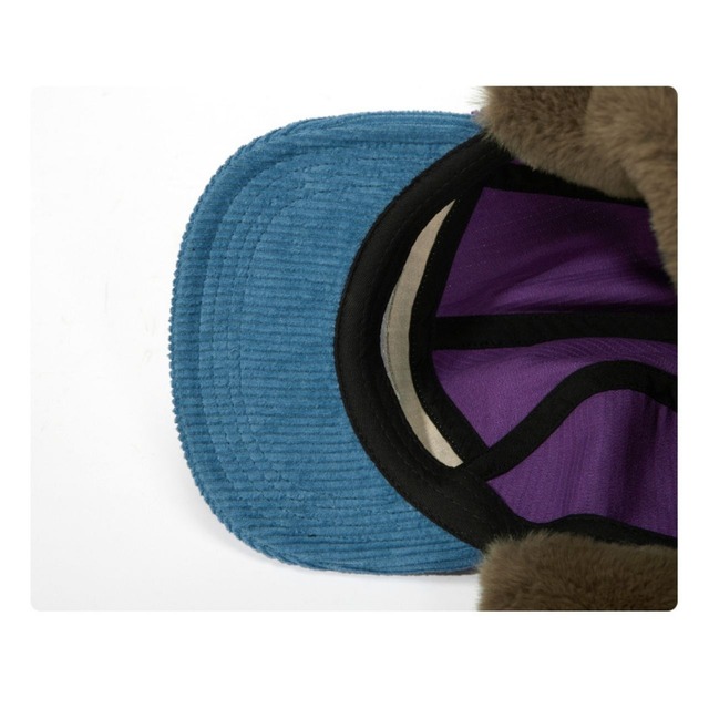 カラーブロックボアイヤーフラップキャップ 2col   R00926