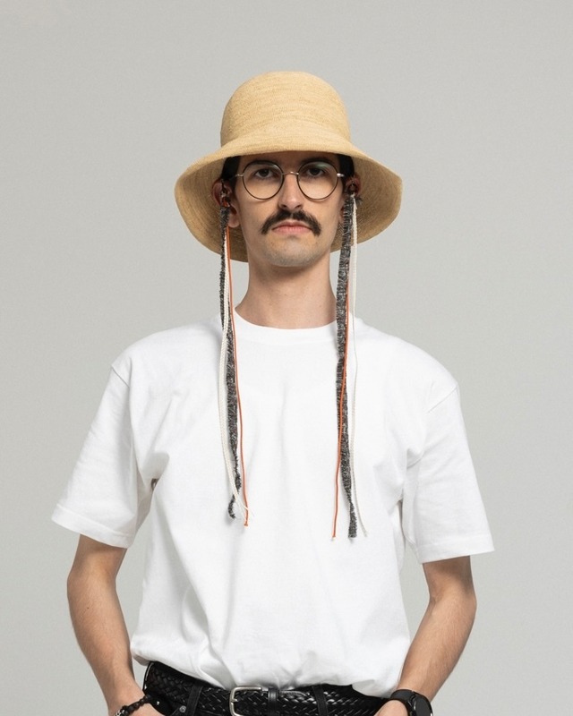 Nine Tailor Nerine Hat NATURAL/ORANGE MIX