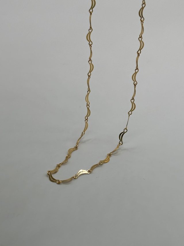 K18YG banana chain -Necklace