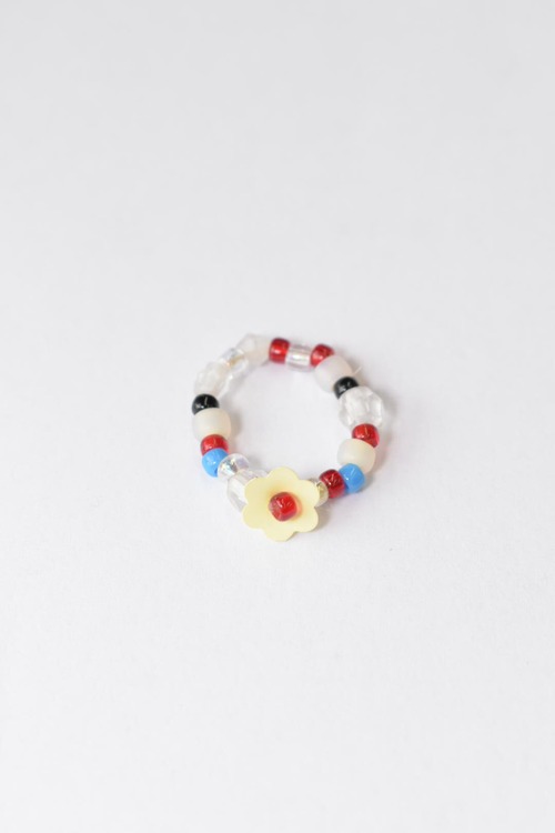 Flower Sequin Bead Ring