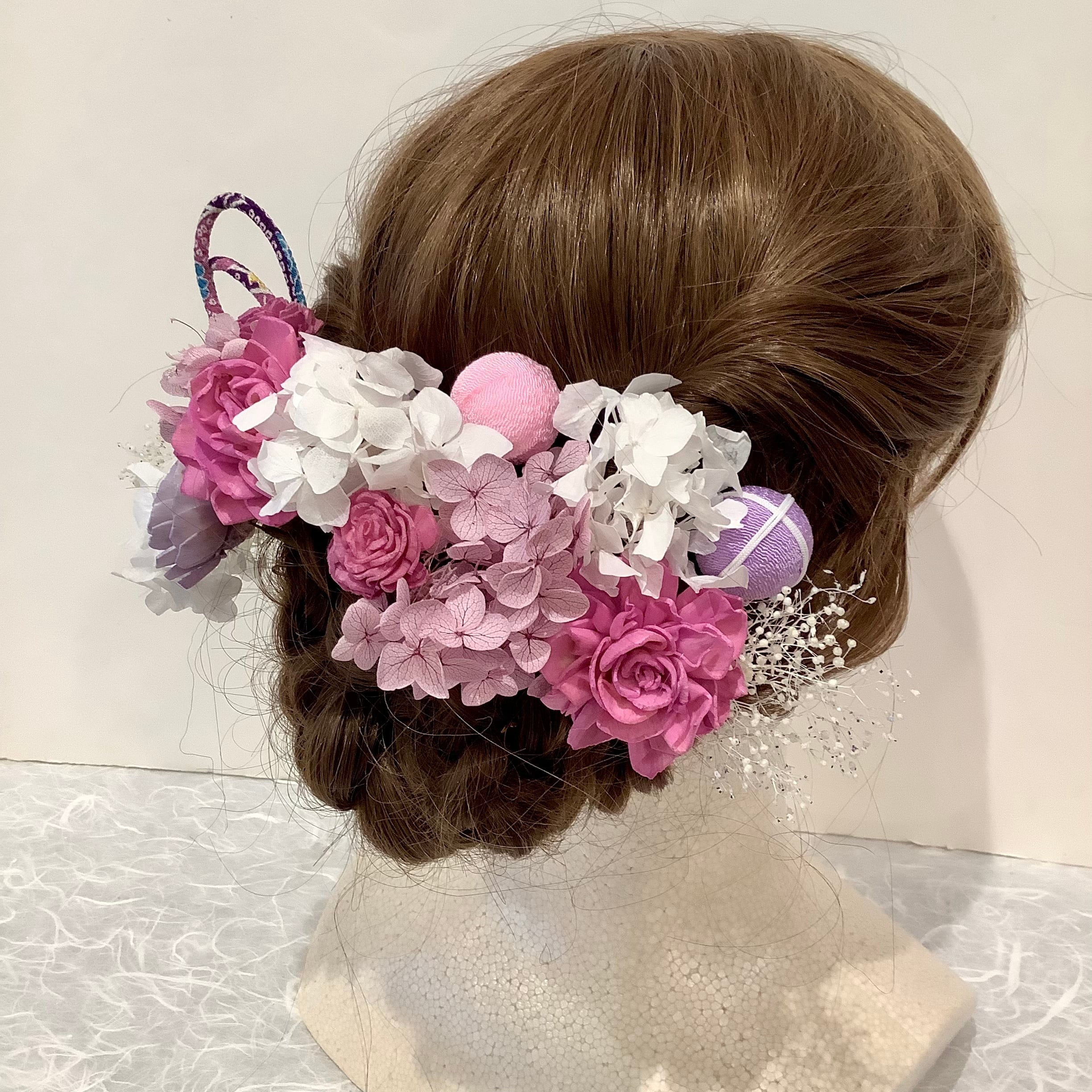 プリザーブドフラワー 髪飾り | 和SHOPさくら