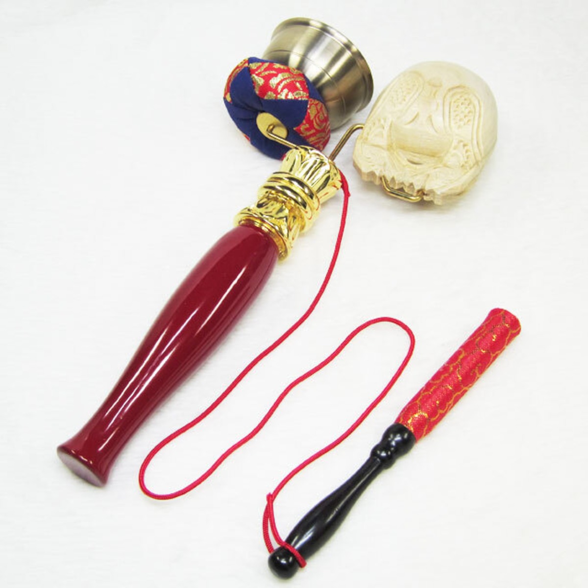 印金木魚セット（携帯用リン りん）（寺院用仏具） | namuart ナムアート