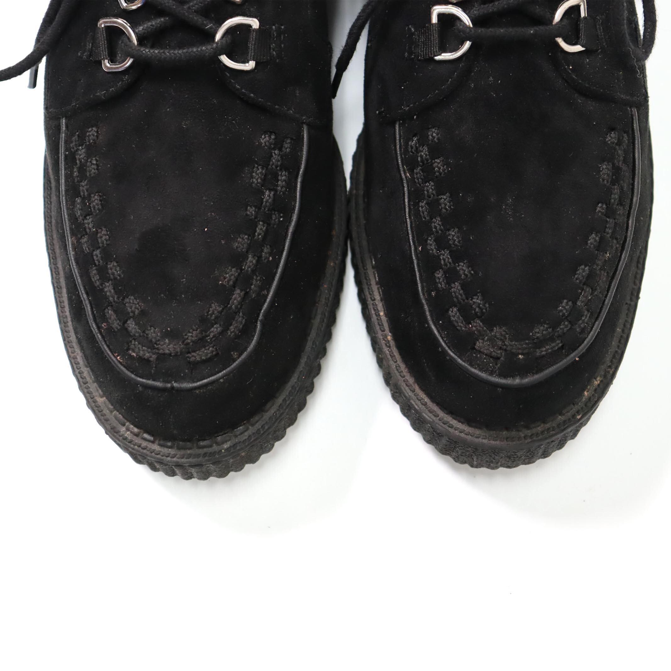 [10] 20' TUK ANARCHIC Suede Creepers Black mongos