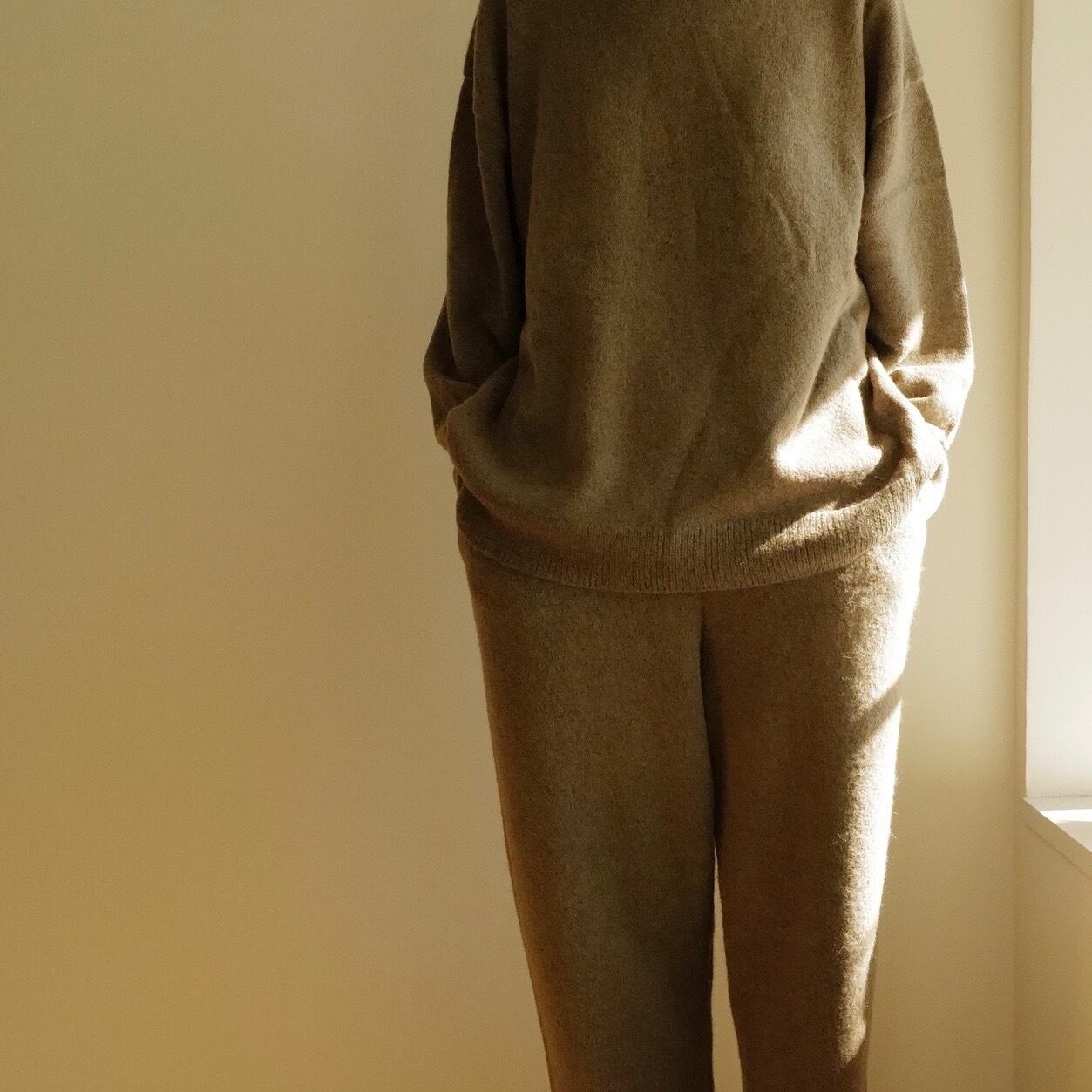 WIRROW ｜ Alpaca wool knit pants | HJ GALLERY 