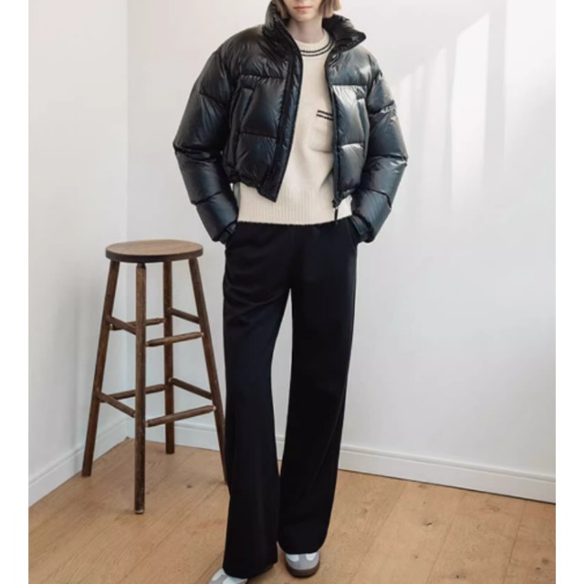 【ニットカジュアルストレートパンツ】P00699