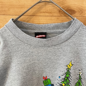 【DELTA】Dr.Seuss ドクタースース グリンチ 半袖 Tシャツ XL 両面プリント クリスマス US古着 アメリカ古着