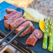 富士溶岩プレート 頂 - ITADAKI - |コンパトグリル・ 小型カセットコンロ用(ソロキャンプ・一人焼肉)※多くの方に選ばれています