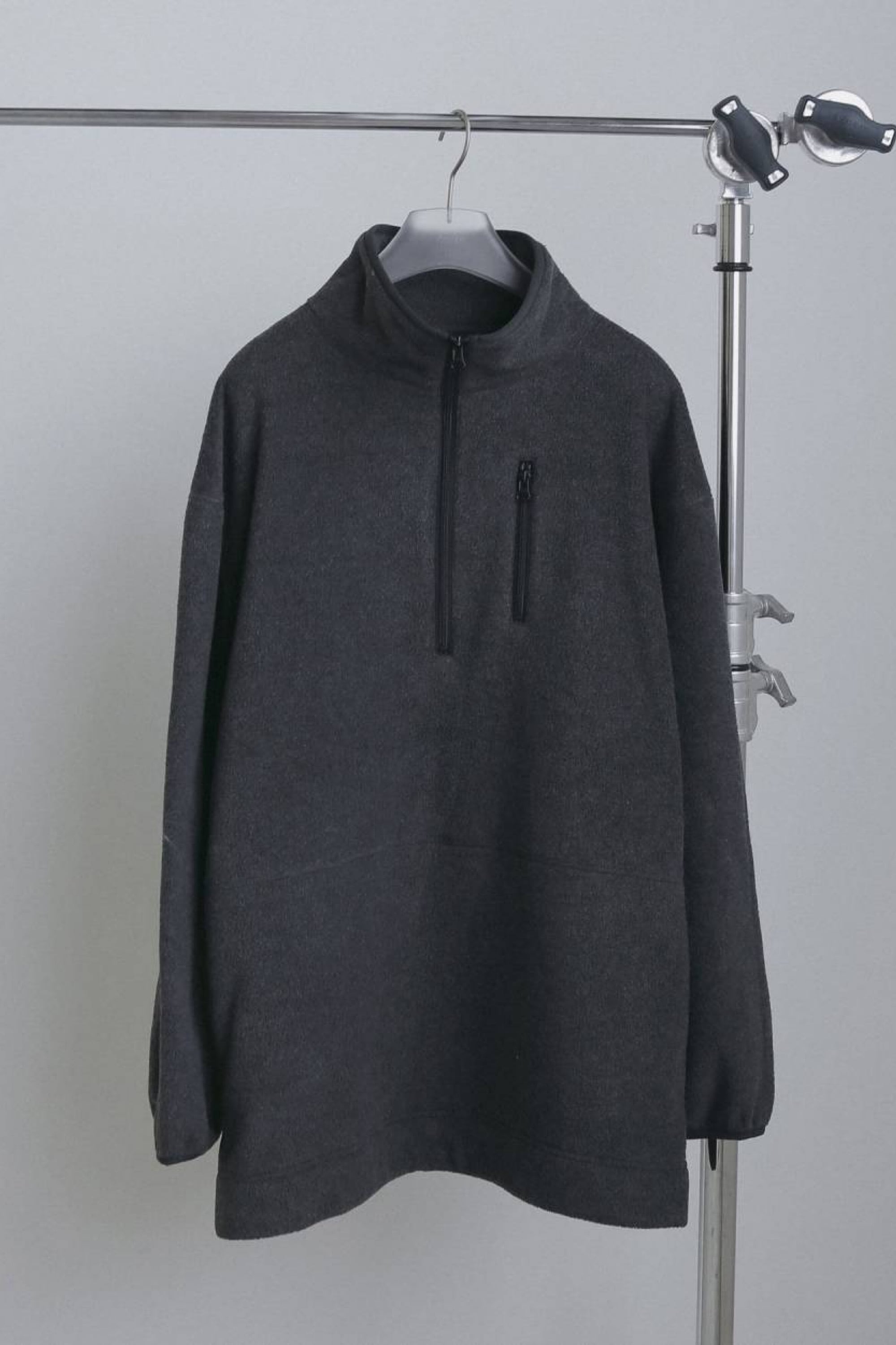 ànuke Fleece 2way Onepiece フリース2wayワンピース Charcoal Gray