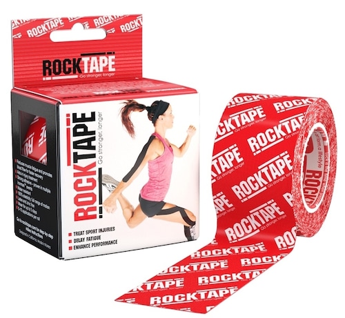 ロックテープ-スタンダード-レッドロゴ / ROCKTAPE 5cm*5m standard RED/White Logo