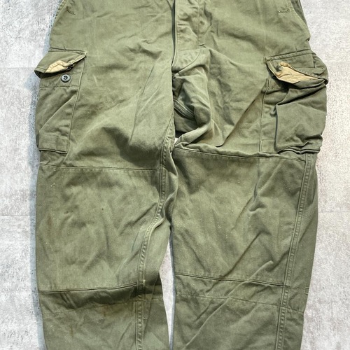 60s フランス軍 実物 M-64 フィールドパンツ 92 XC w35 詳細写真3