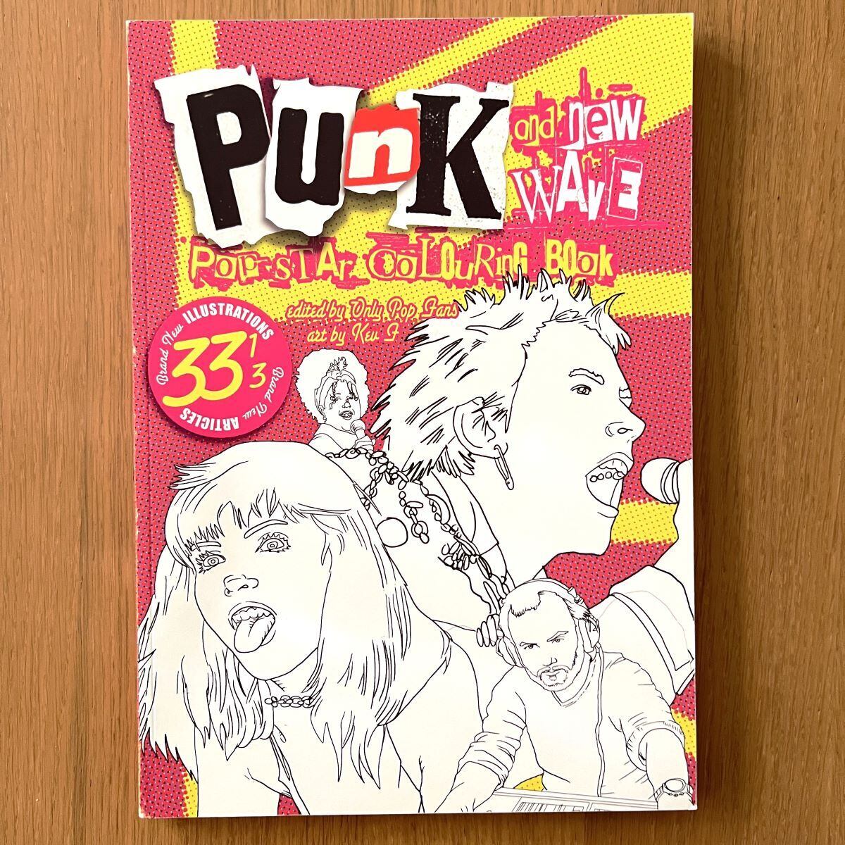 洋書 / ぬり絵本「PUNK / NEW WAVE カラーリングブック」 punk