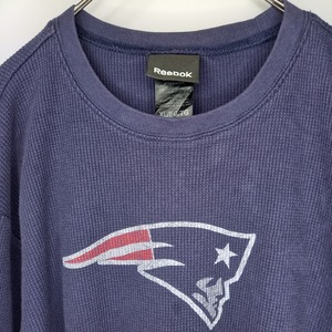 リーボック × NFL　ワッフルTシャツ　長袖　ペイトリオッツ　XL