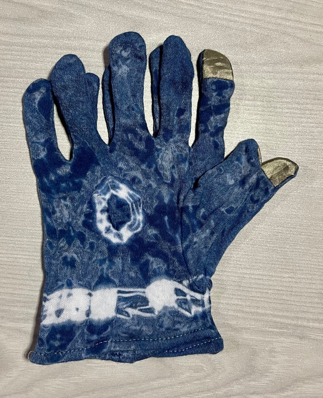 藍染手袋