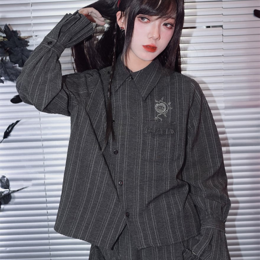 サブカル系 シャツ 古怪舎の退廃ムードで空気が変わる|天使と悪魔