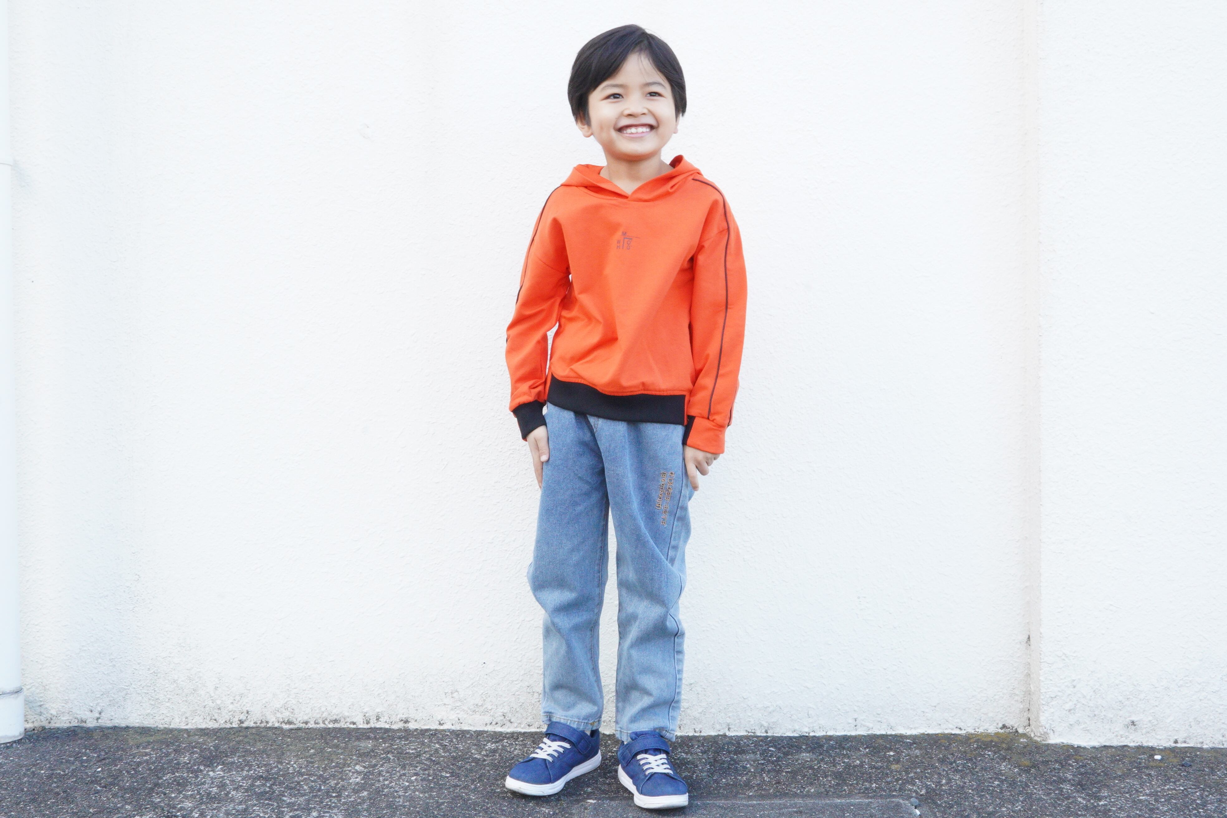 ★オレンジパーカーセットアップ