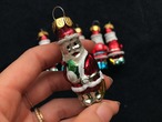 JAPAN Glass Santa Claus ornament