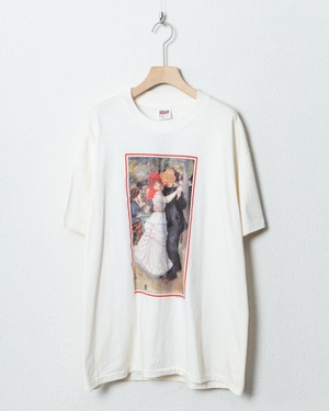 both sides art printed T-shirt "Pierre Auguste Renoir" / Made In USA / single stitch / DEAD STOCK