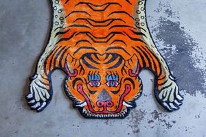 Tibetan Tiger Rug 《Mサイズ•シルク025》チベタンタイガーラグ