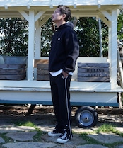 【#Re:room】SIDE LINE PIPING SWEAT TRACK PANTS［REP238］