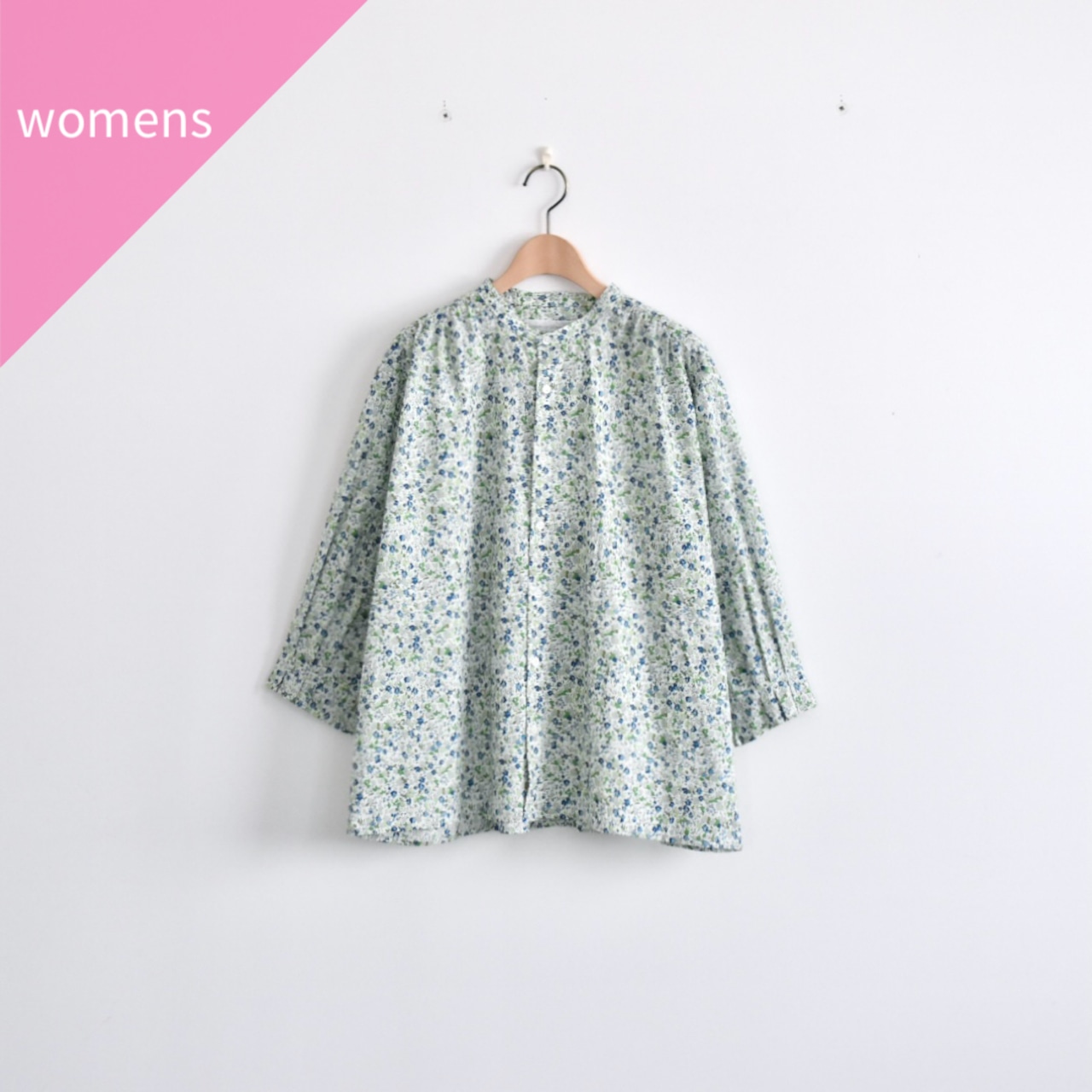 NOUVELLES DU PARADIS | フラワープリント ブラウス 小花柄 シャツ