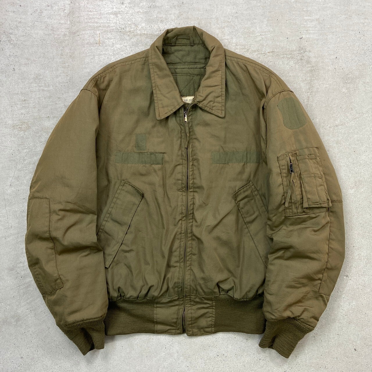 80年納品 U.S.ARMY 米軍実品 CVC タンカースジャケット フライト 